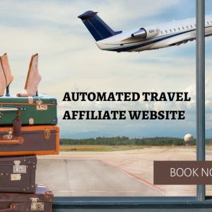 Automated travel affiliate website